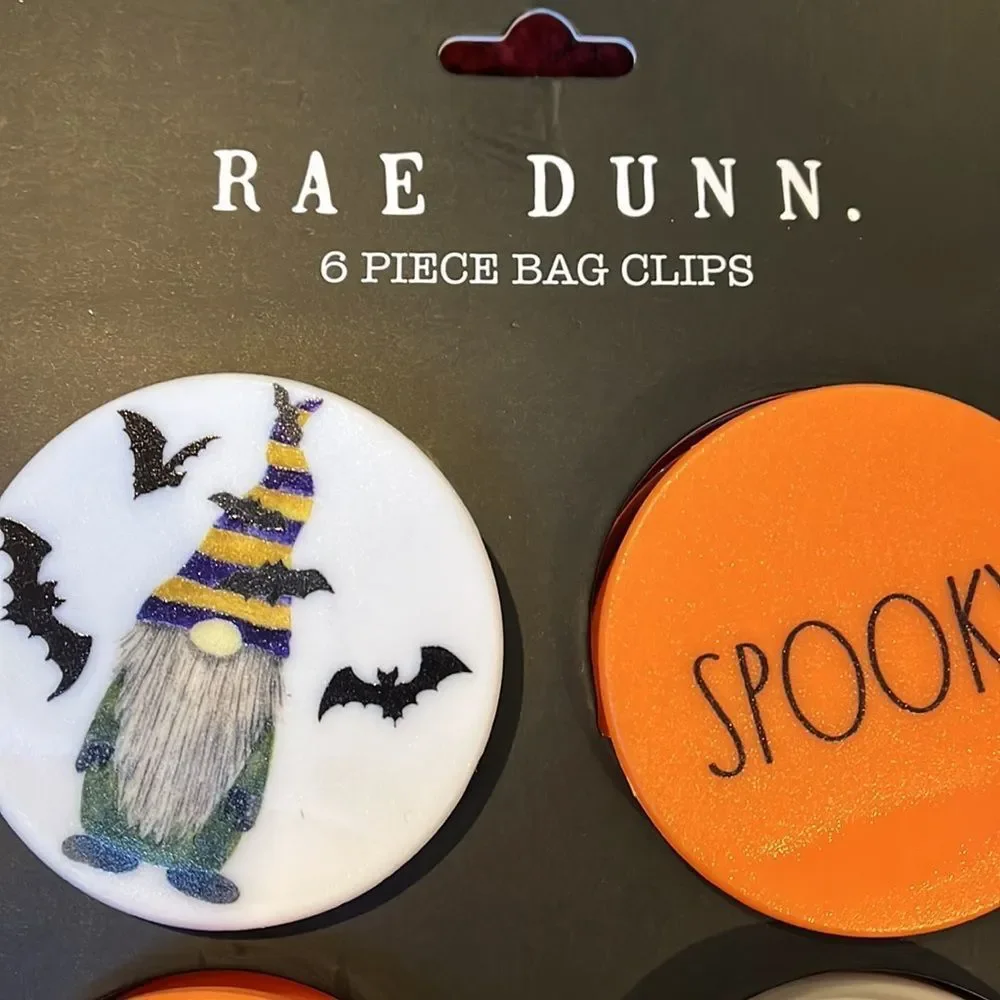 NIP Rae Dunn Halloween magnetic bag clips